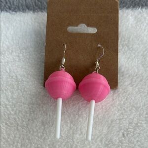 Pink Lollipop Earrings